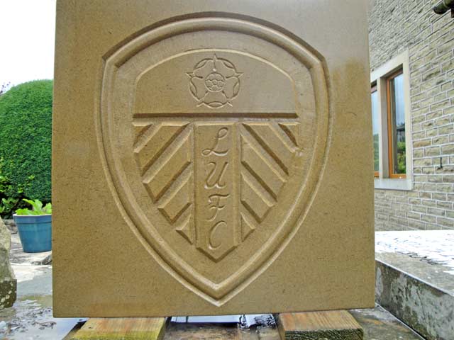 Leeds United football plaque